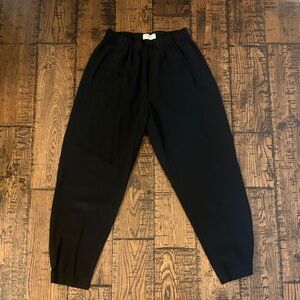 Babaton Black Elastic Waist Dress Pants